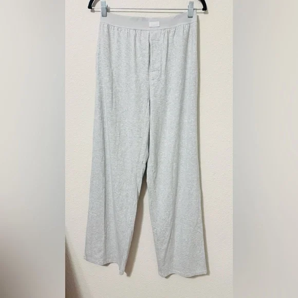 SKIMS Boyfriend Loose Pants in heathered gray-Size Small NWT - Picture 5 of 9